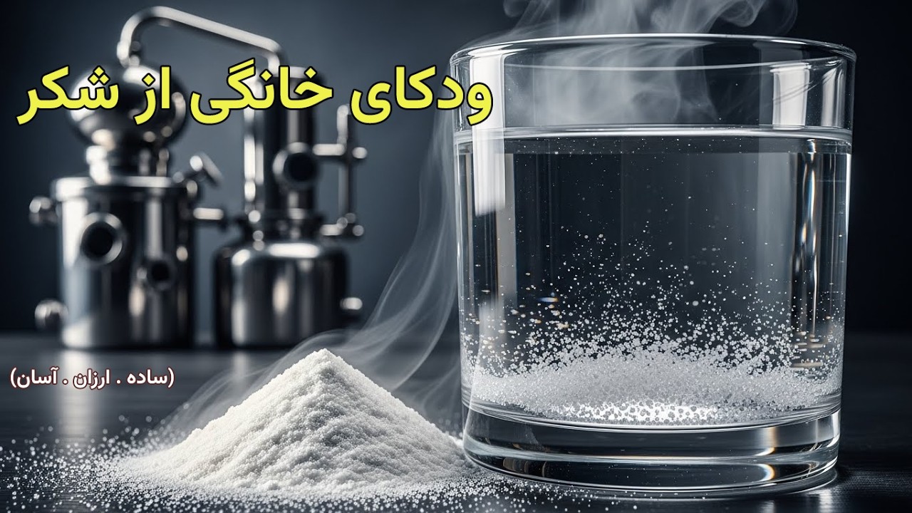 آموزش تهیه ودکا از شکر سفید در منزل | فرآیند کامل