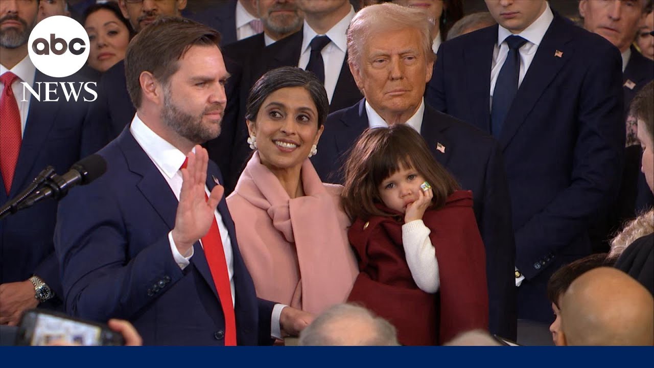 JD Vance sworn in as vice president