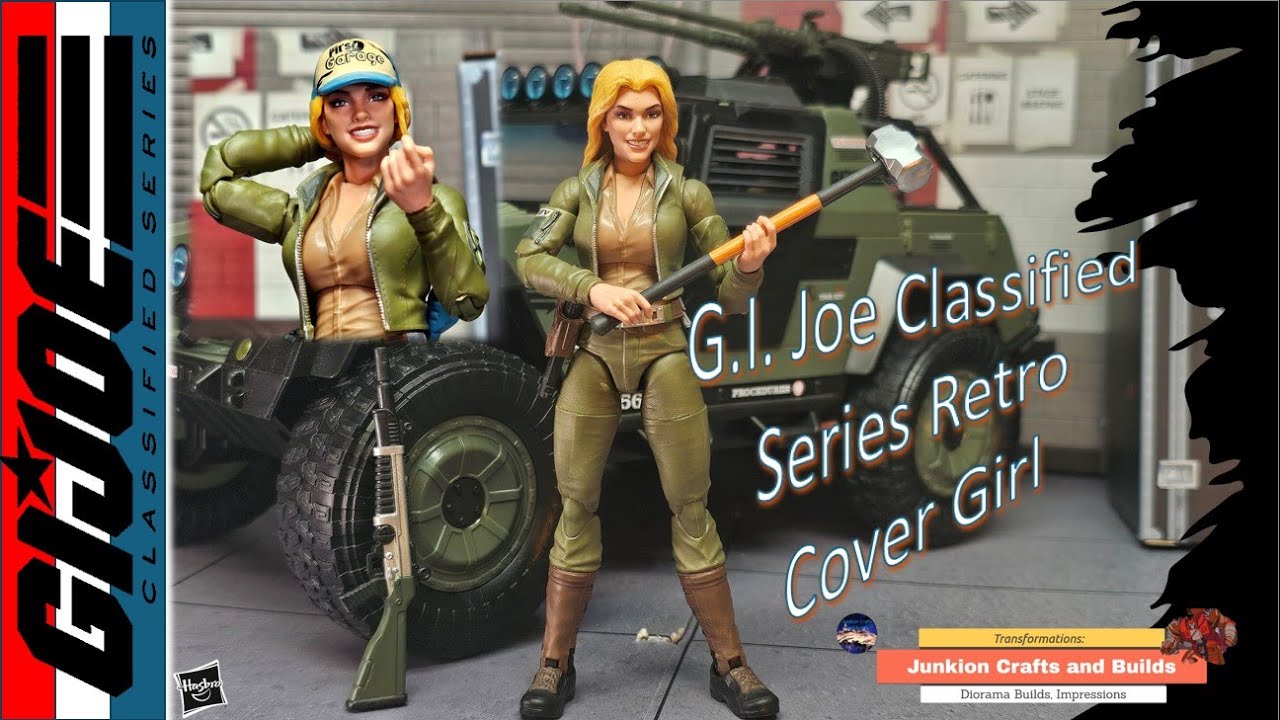 G.I. Joe Classified Retro Cover Girl Impressions – Swappable Styles, Classic Gear, Total Badass!
