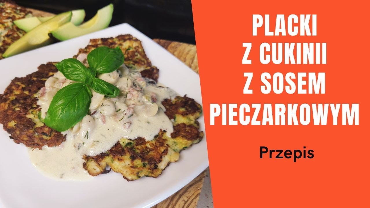 Przepis na Placki z Cukinii z Sosem Pieczarkowym | Aneta Florczyk