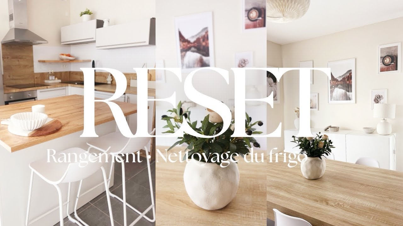 RESET avant le WEEK-END | Je range la décoration d’Automne • Nettoyage du frigo • Haul vêtements 