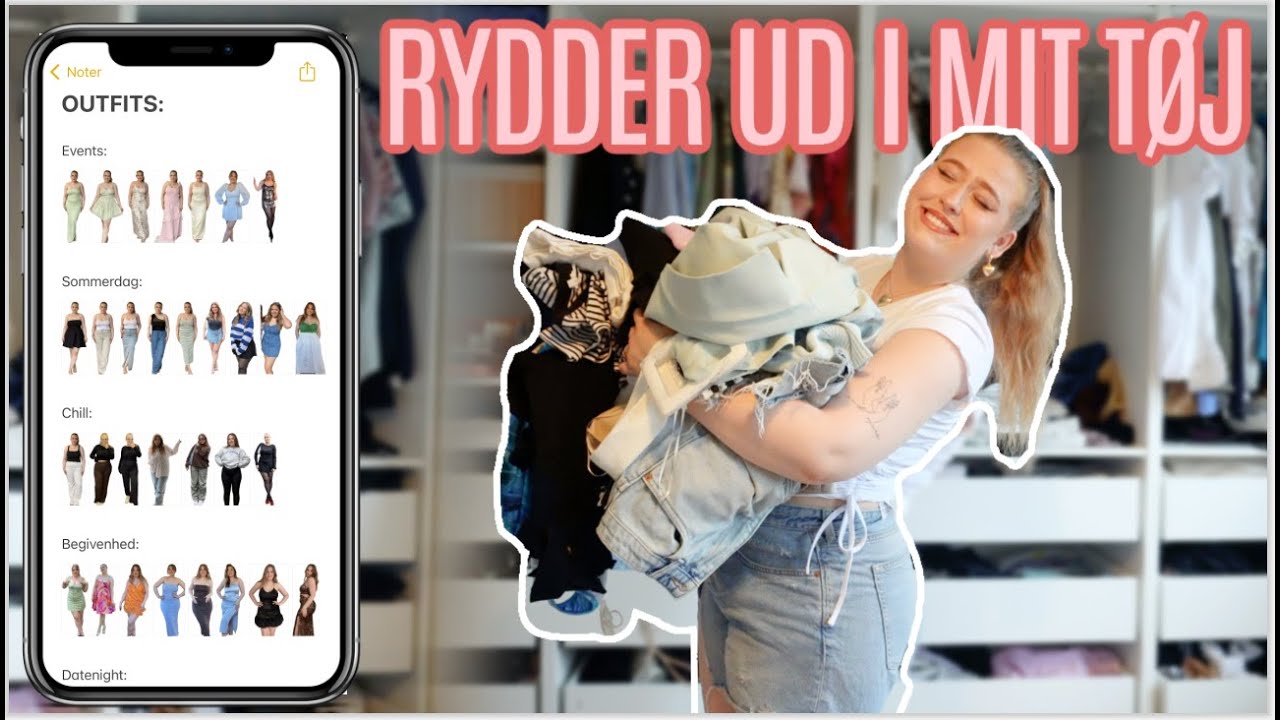 ALDRIG MERE TØJKRISE / rydder ud og fikser outfits / ft. NAKD