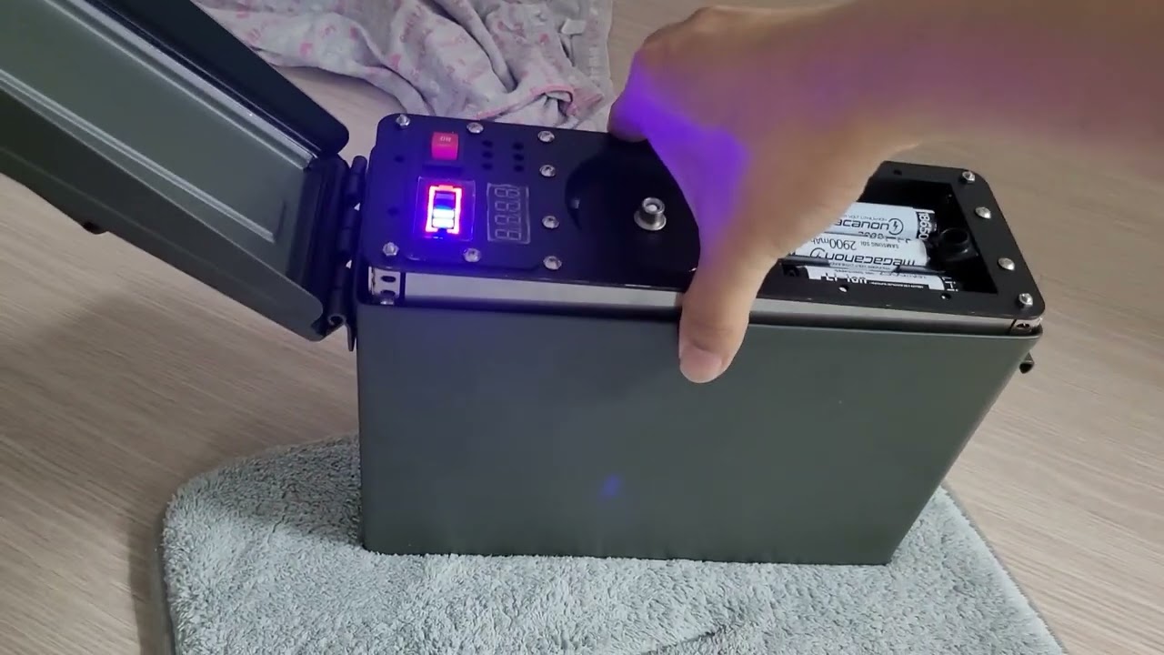 Homemade electric BB loader for an airsoft gun