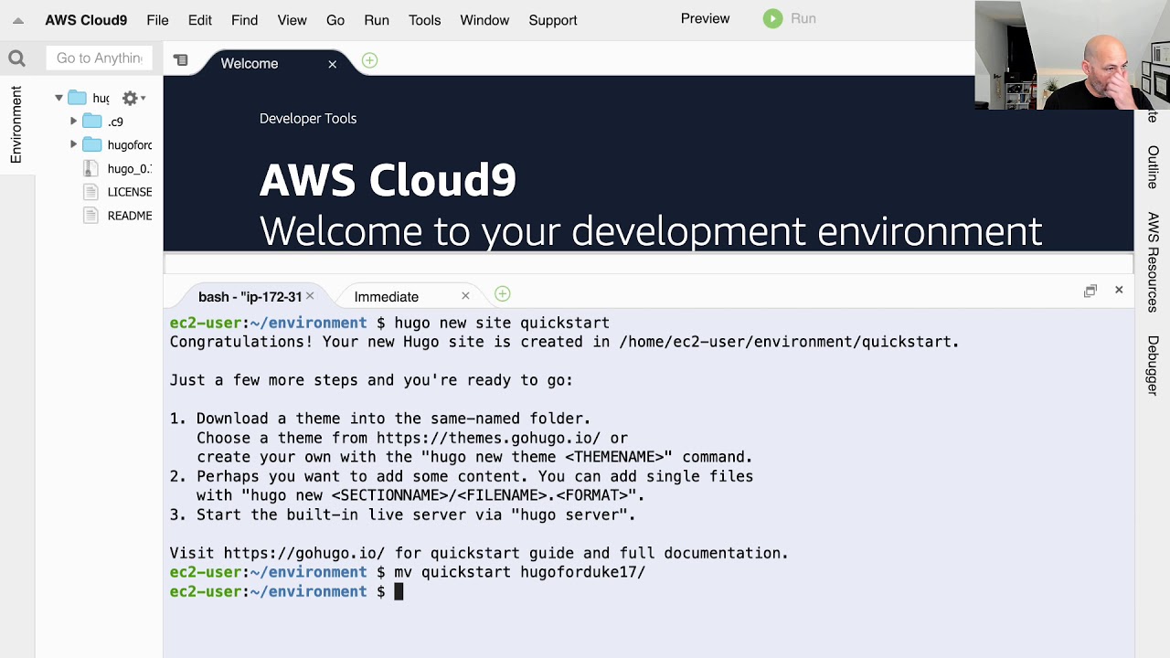 Learn to deploy a statically hosted website with Hugo, AWS S3 and Code Build