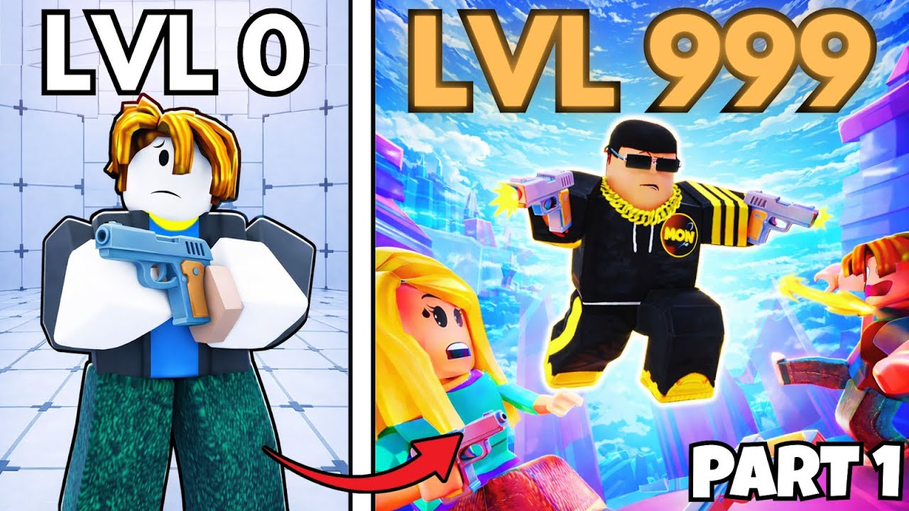Я прошёл путь от новичка до профессионала в Roblox Overkill (Часть 1).