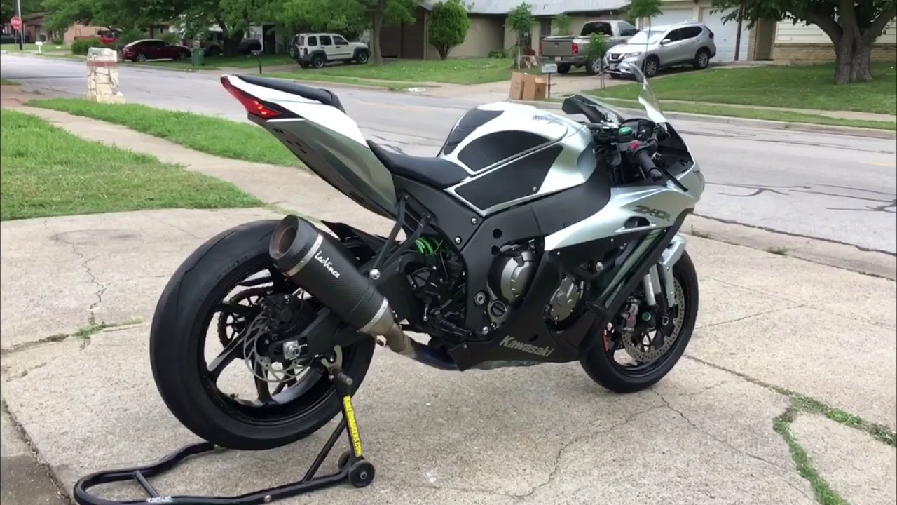 2018 KAWASAKI ZX10r (Leo Vince Exhaust Sound)