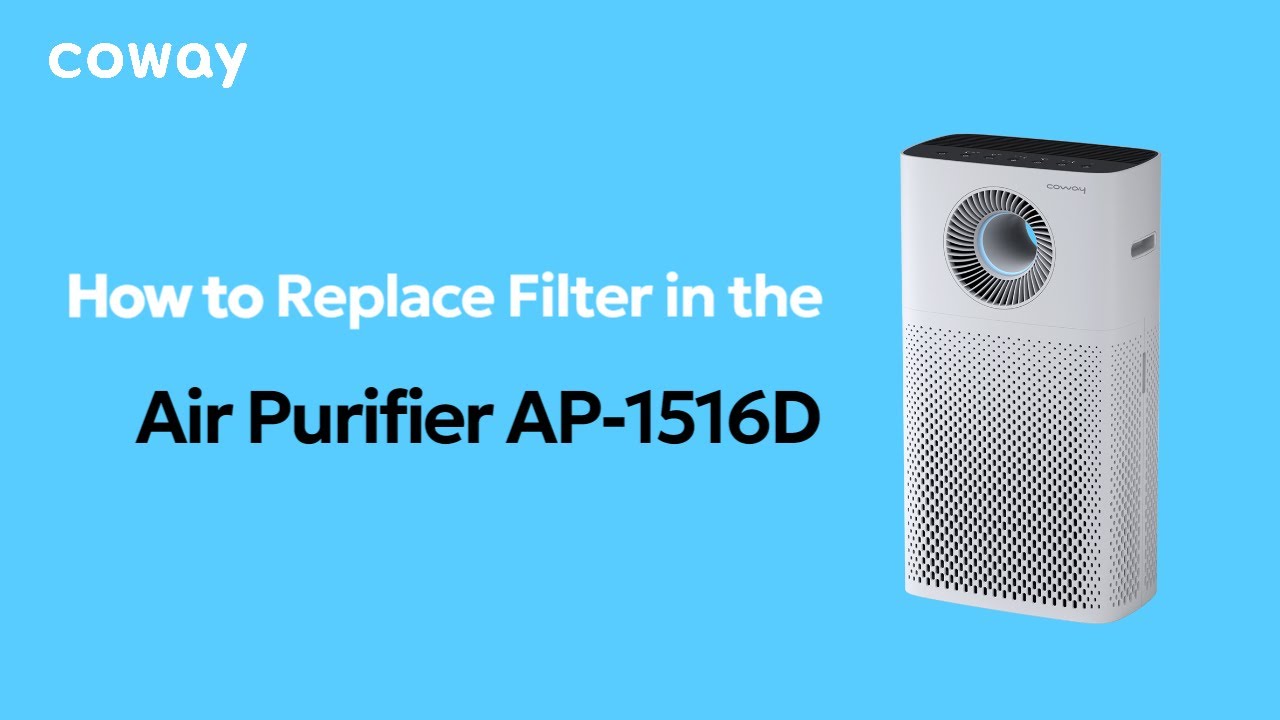 [Self Service] AP-1516D | How to Change the Filters
