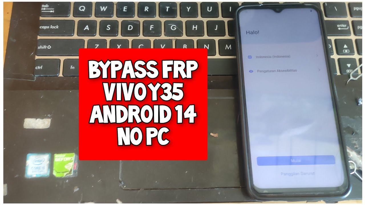CARA BYPASS FRP VIVO Y35 ANDROID 14