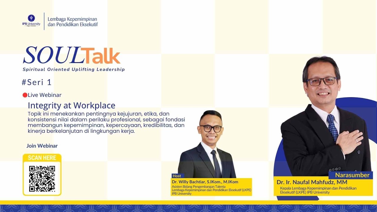 Soultalk #1 Integrity at Workplace