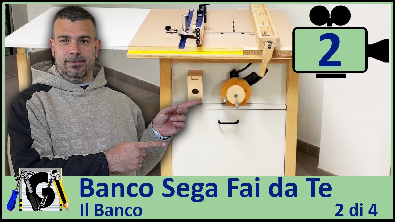 Come costruire un Banco Sega circolare Fai da Te - Il Banco 2 di 4