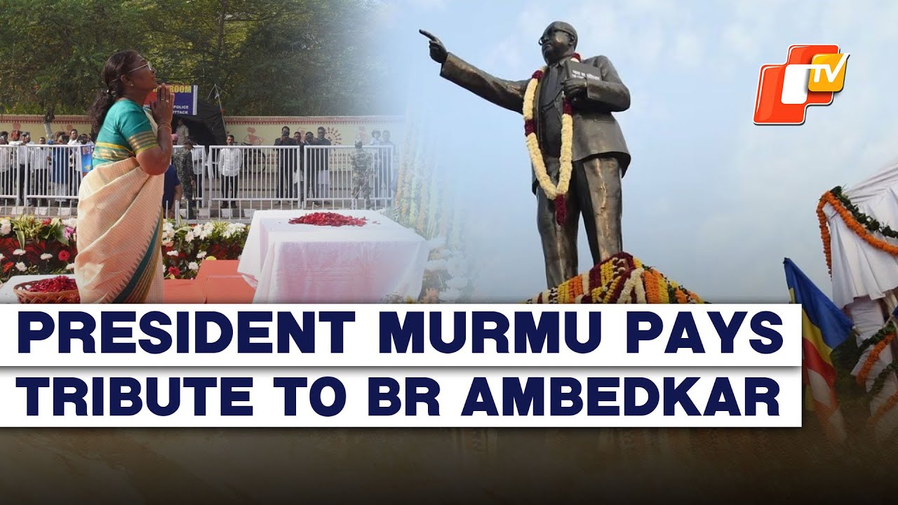 Mahaparinirvan Diwas 2024: President Murmu Pays Floral Tribute To B.R. Ambedkar In Bhubaneswar