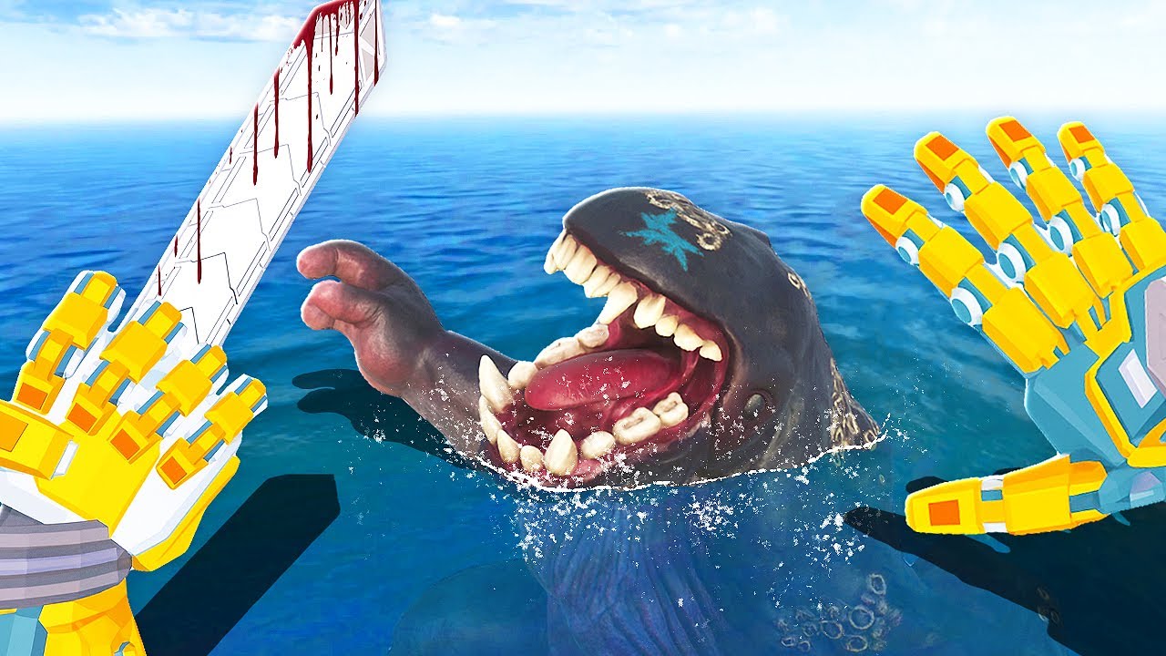 DROWNING Kaiju Monsters in the SEA (Kaiju Battle Simulator VR)
