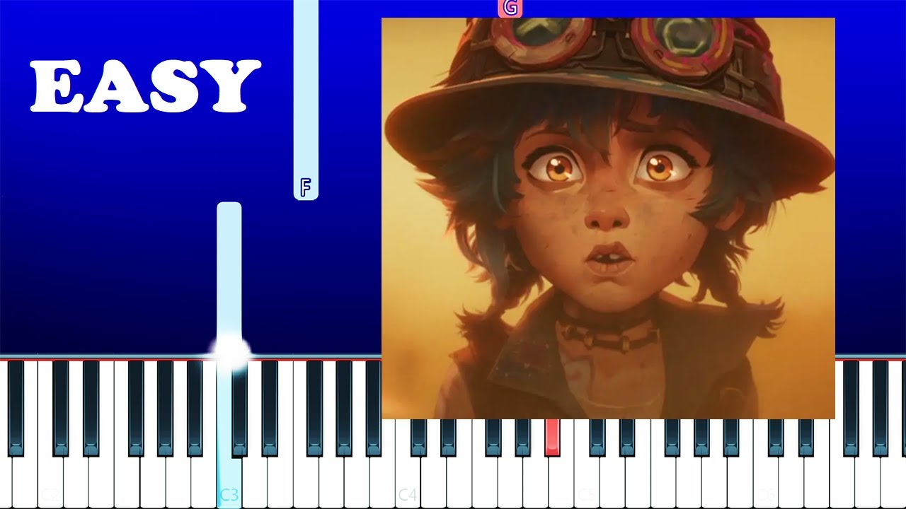 Arcane Season 2 - Isha's Song (EASY Beginner Piano Tutorial)