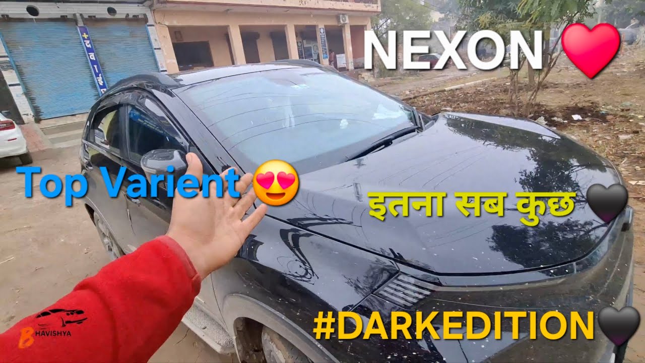 ये गाडी 🚗 सबके दिलो पे राज करती है ❤️ NEXON i-cng Dark Edition 🖤