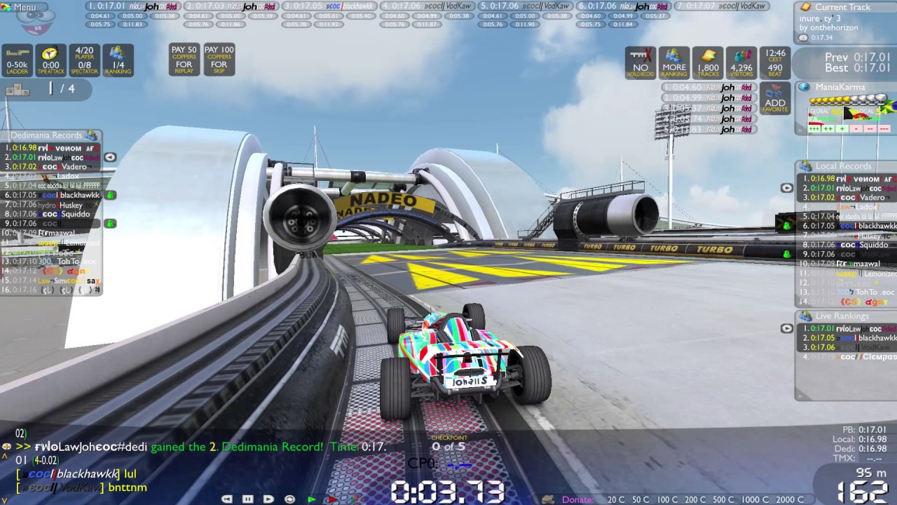 Trackmania // Live dedi #2