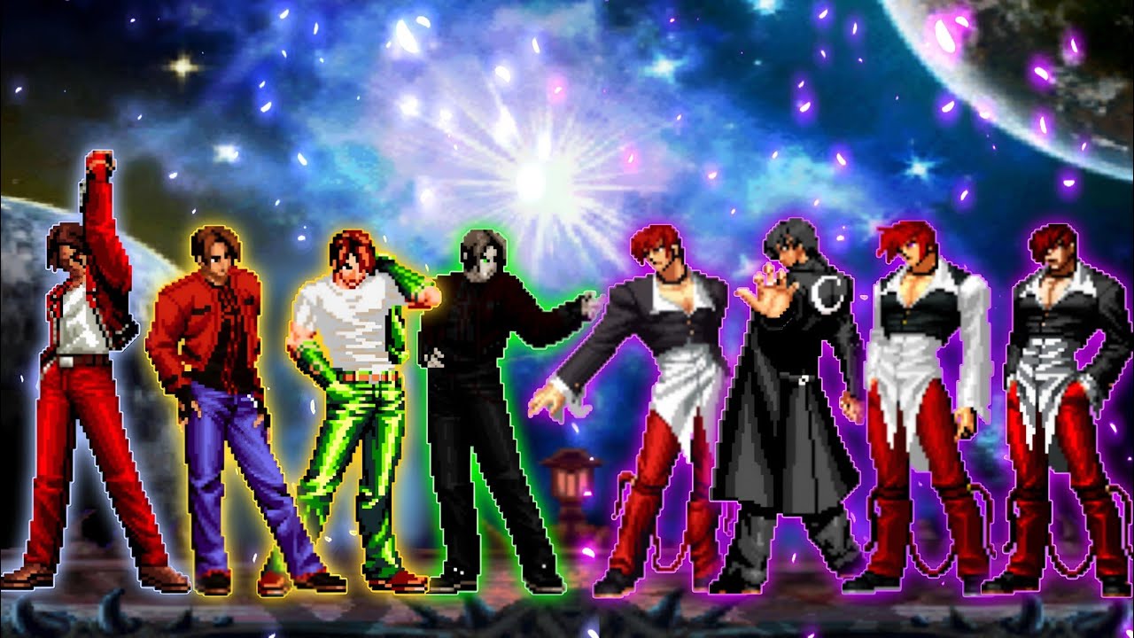 [KOF Mugen] Kyo Team VS. Iori Team