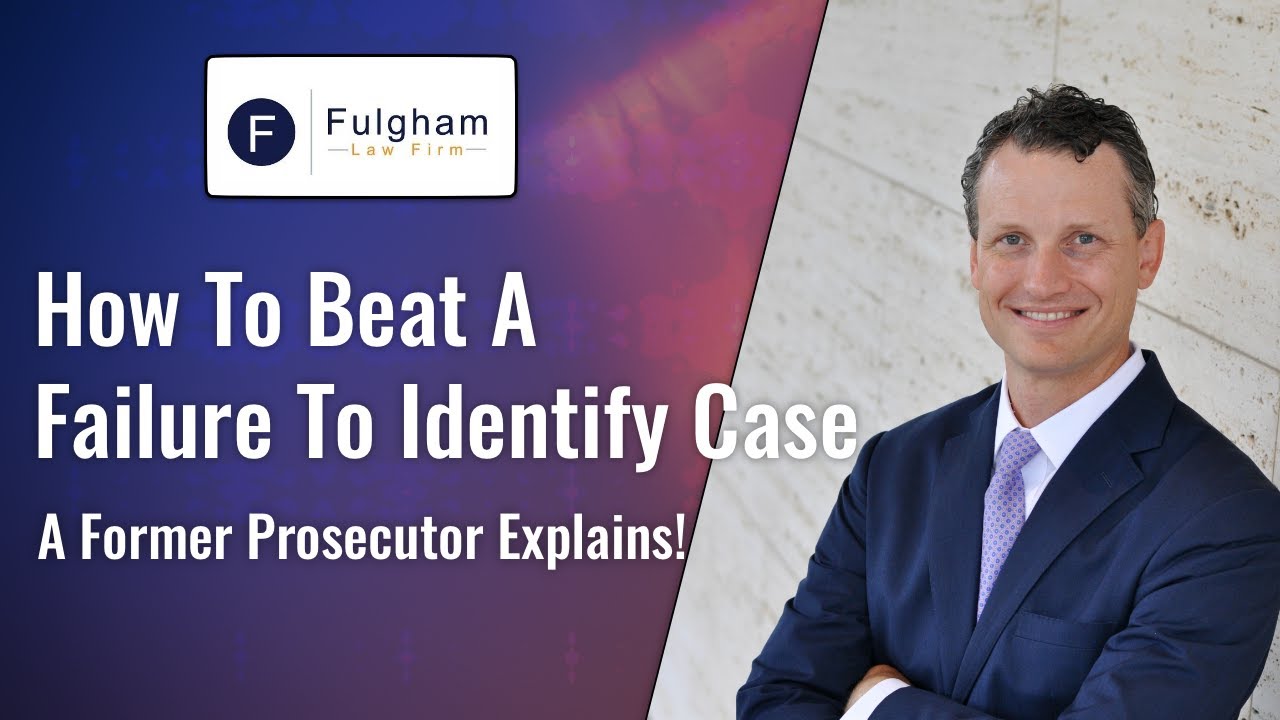 How To Beat A Fail To Id Case! A Former Prosecutor Explains! (2021)