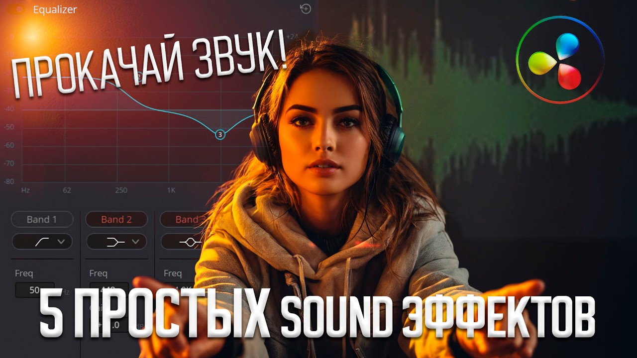 079 5 простых эффектов для крутого звука в Davinci Resolve