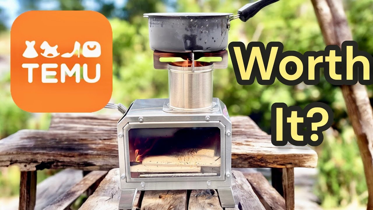 Temu Bushcraft Stove Review | Budget Camp Cooking Test