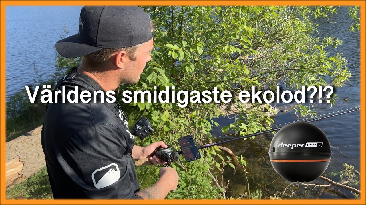 Världens smidigaste ekolod? Fiske från land efter jobbet!