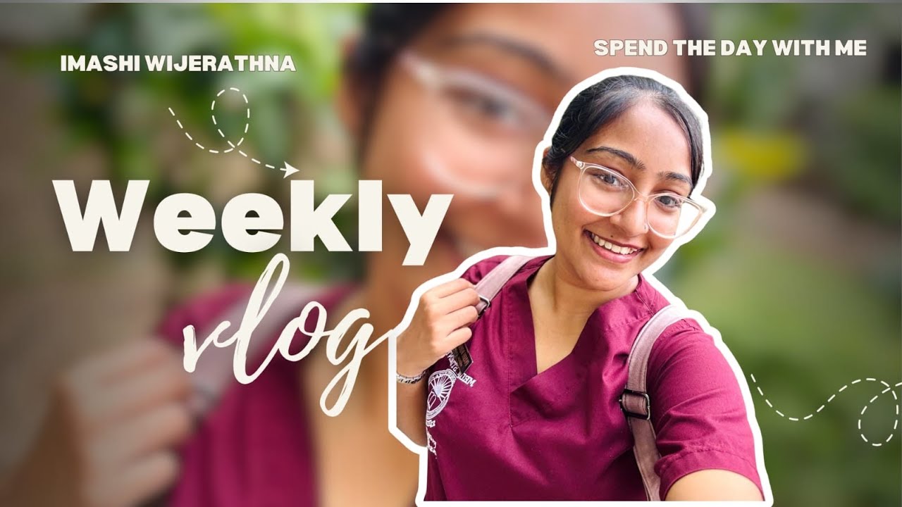 Realistic Week in Medical School 📚☕️✨ | Sinhala vlog 🇱🇰