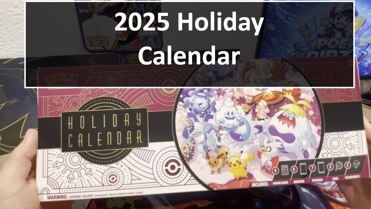 ❄ Pokémon 2025 Holiday Calendar opening! ❄