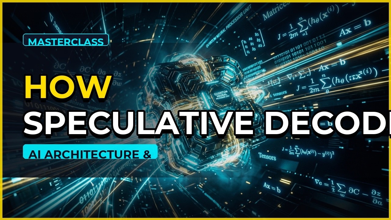 How Speculative Decoding Actually Works (4x LLM Speed Hack) #masterclass