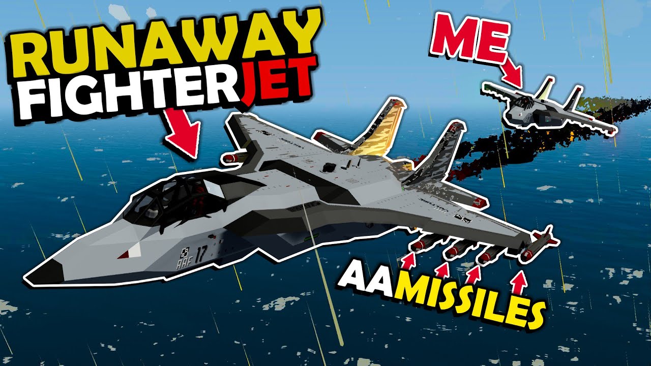 Shooting Down A FIGHTER JET Gone HORRIBLY Wrong! - Stormworks Search and Destroy