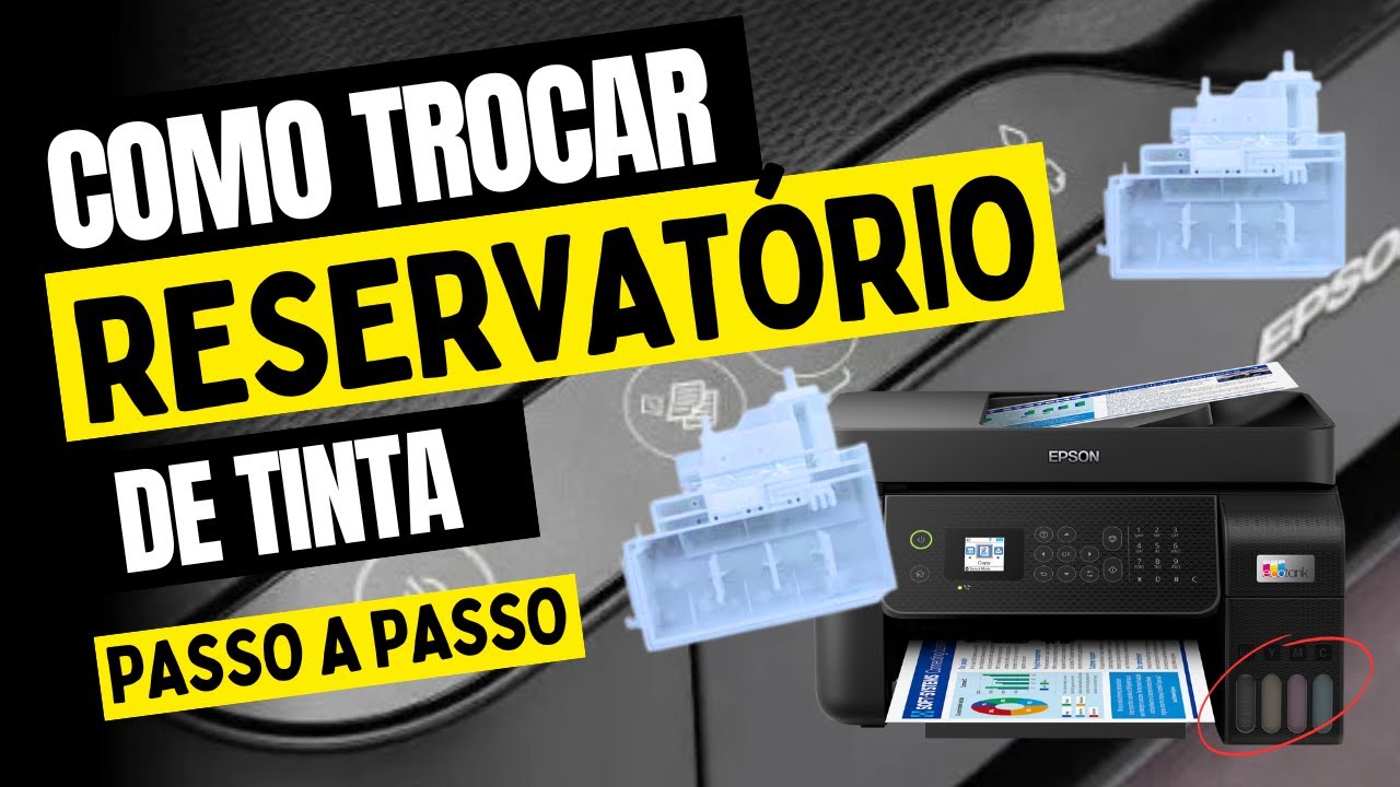 Como substituir reservatório de tinta ( Epson L4260)