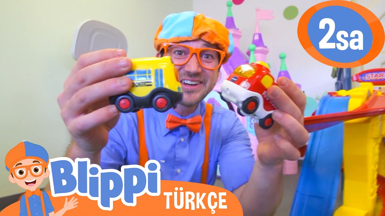 Blippi Kapalı Oyun Parkını Ziyaret Ediyor 🚒 | Blippi Türkçe - Çocuklar için Eğitici Videolar