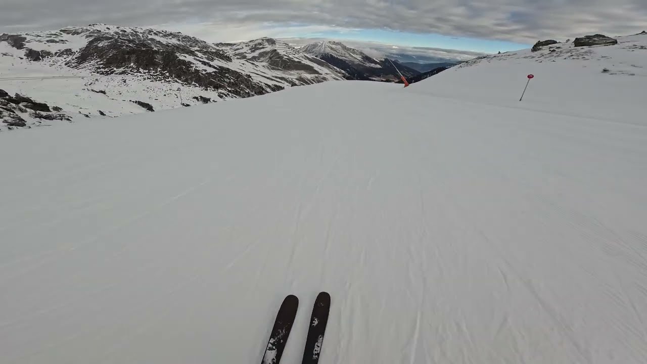 First Chair: Downhill Skiing on Empty Slopes at 8 AM (Raw Audio)