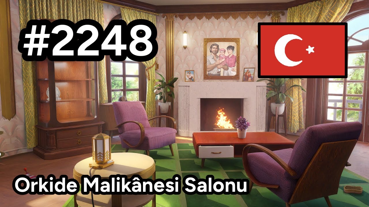 #2248 🇹🇷 (📕10-📄5-3) - Orkide Malikânesi Salonu - June's Journey