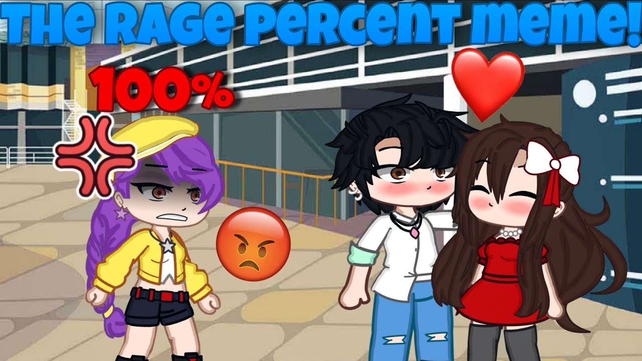 The Rage Percent Meme! | Kpop Demon Hunters | Gacha Club