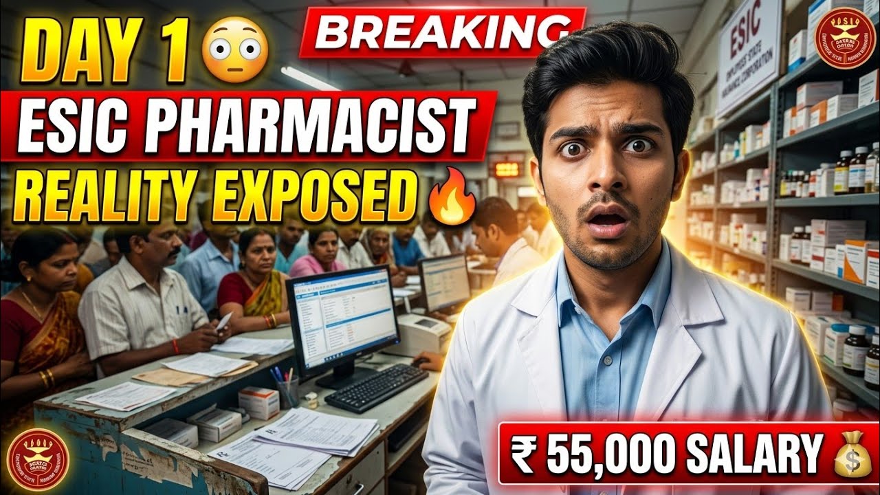 ESIC Pharmacist Joining Process 2026 | Documents, Training, Salary, First Day Experience | #esic