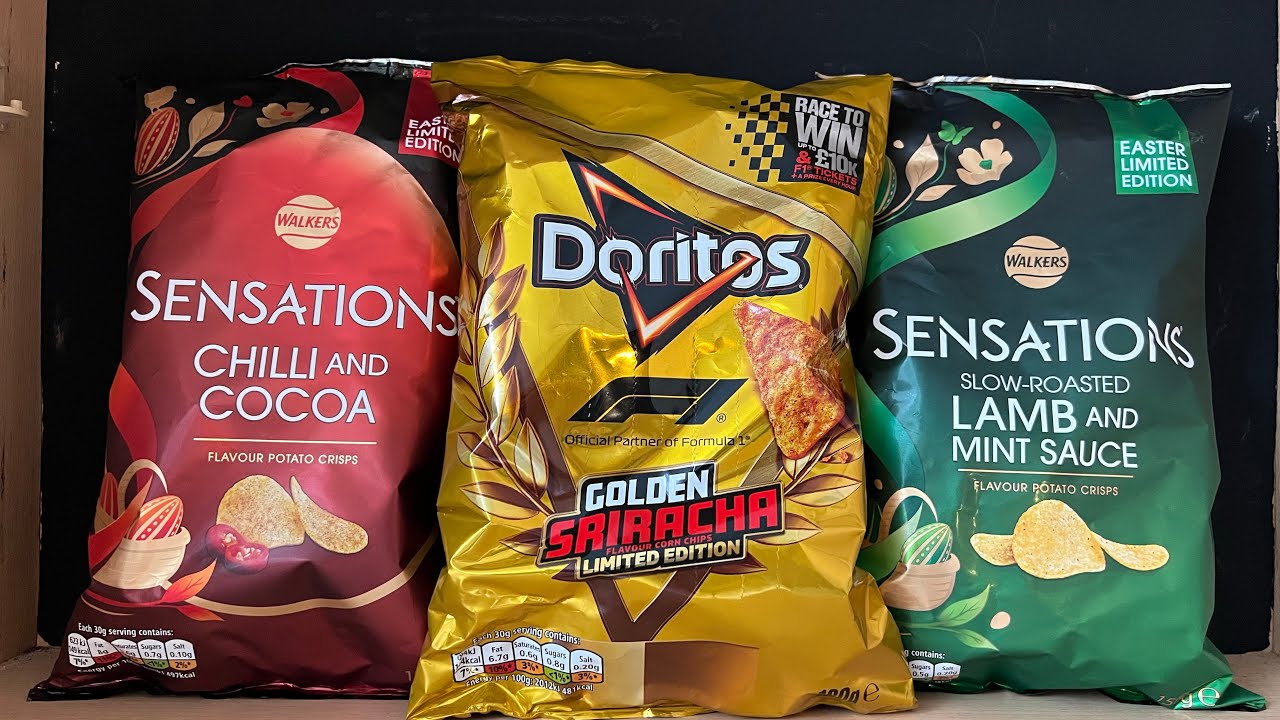Doritos Golden Sriracha Review , Walkers Sensations Chilli & Cocoa Review , Walkers Sensations