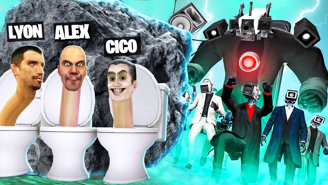 CAMERA MAN vs SKIBIDI TOILET! NASCONDINO CON I MOSTRI SU GMOD!!