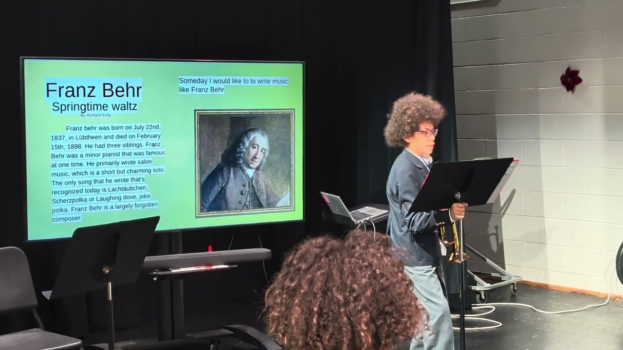 Richard trumpet solo, Behr's Spring Waltz