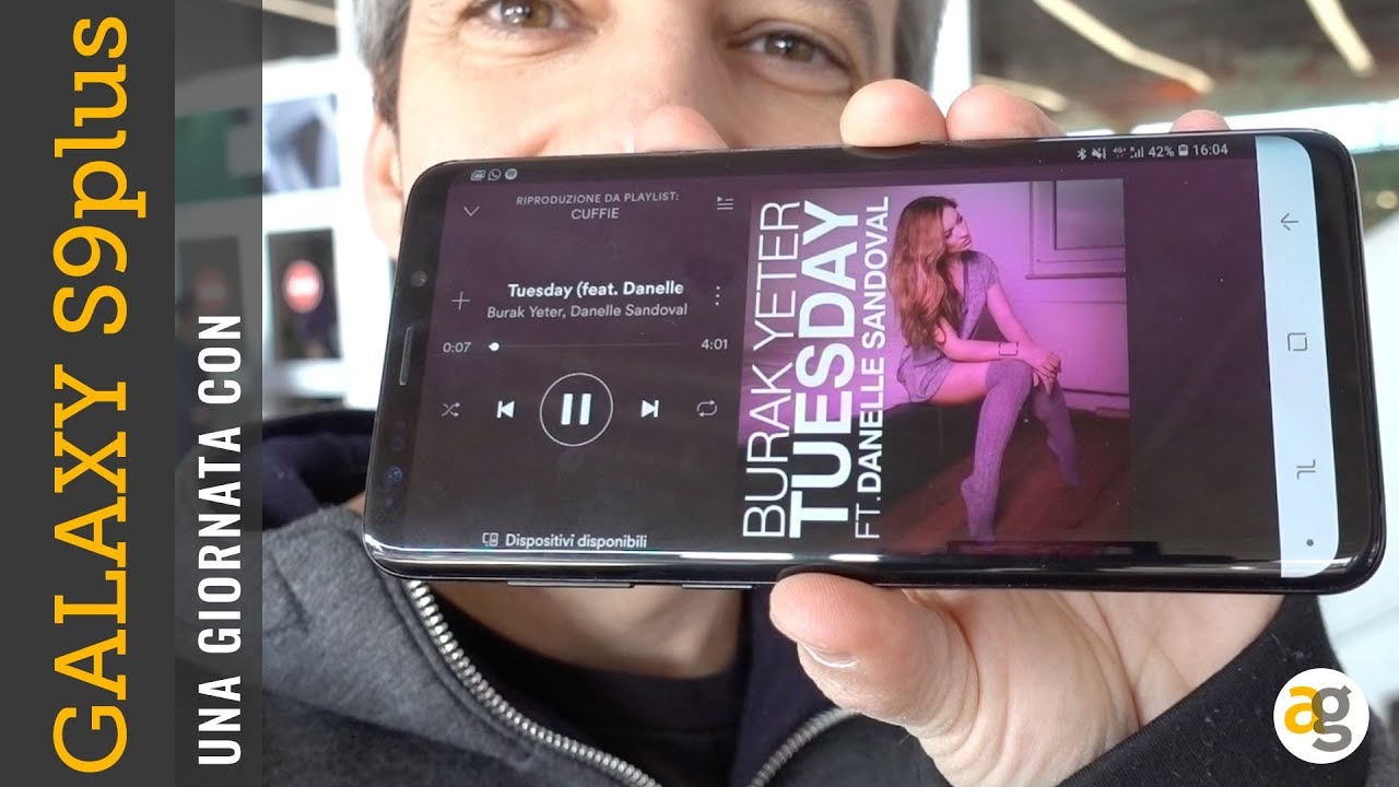 Una GIORNATA con Samsung GALAXY S9 plus