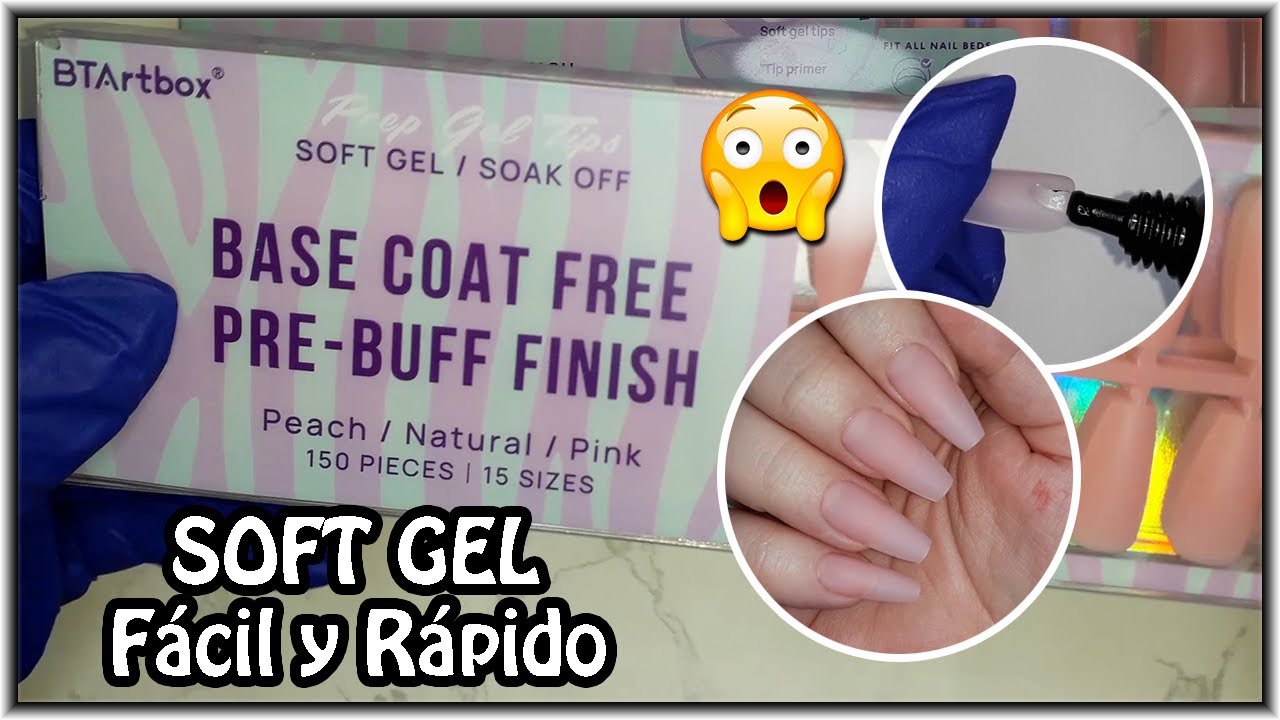 Probando Jelly Gel X Tips Nails de BTARTBOX 💕 Tips Completos | SOFT GEL | Tecnica APRES GEL X