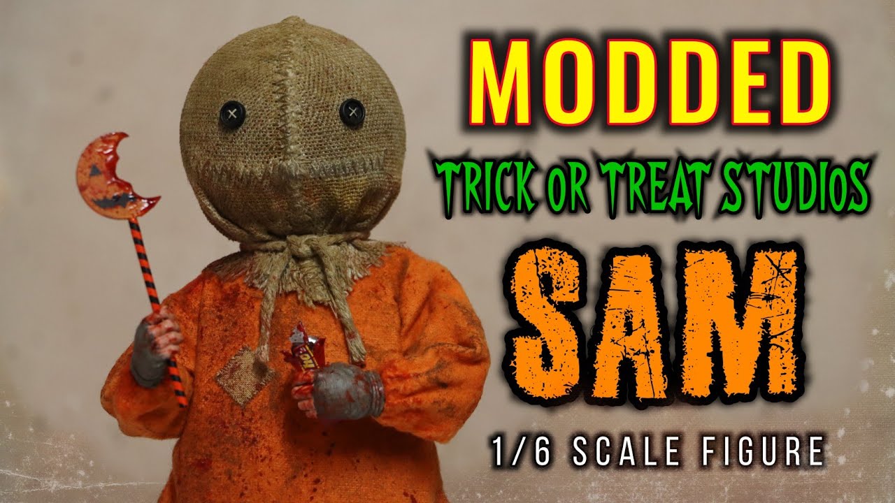 MODDED TOTS 1/6 SAM TRICK R TREAT FIGURE.