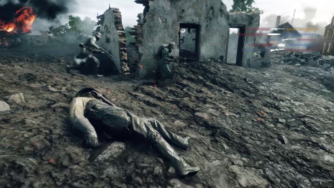 Battlefield 1 Sniper Landship Gameplay