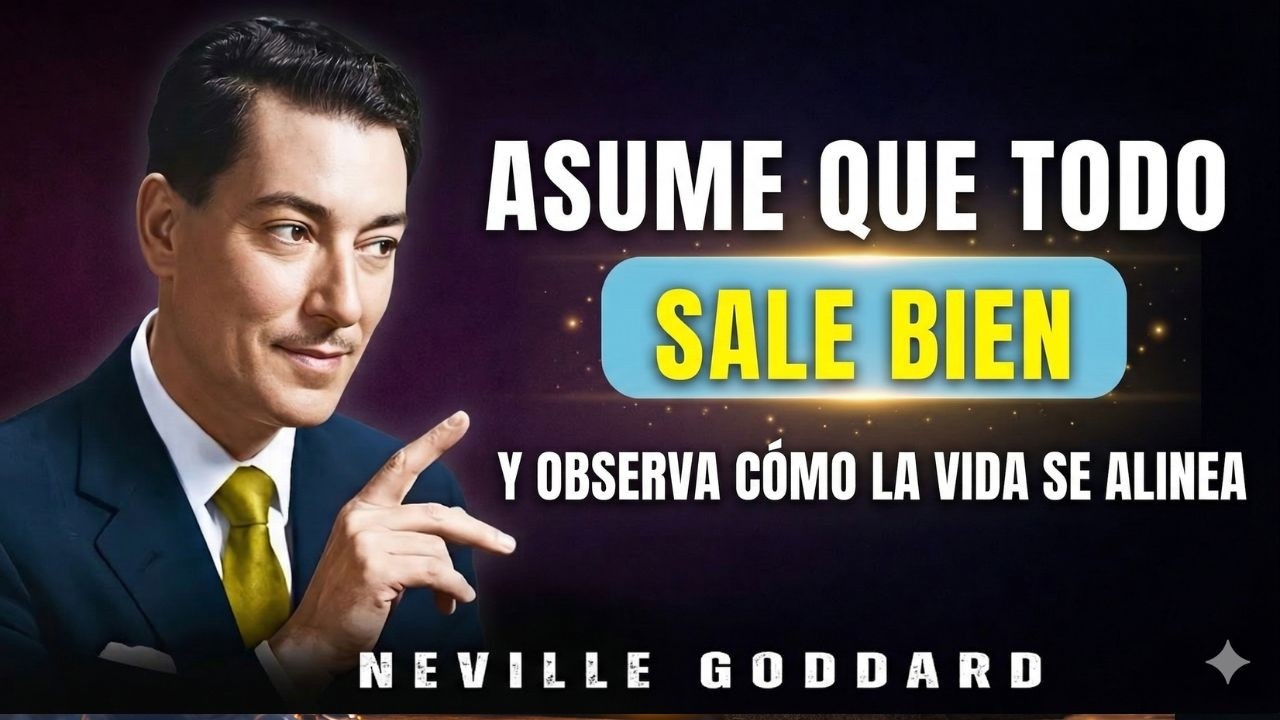 NEVILLE GODDARD: ASUME QUE TODO FUNCIONA A TU FAVOR — OBSERVA CÓMO LA VIDA SE ALINEA