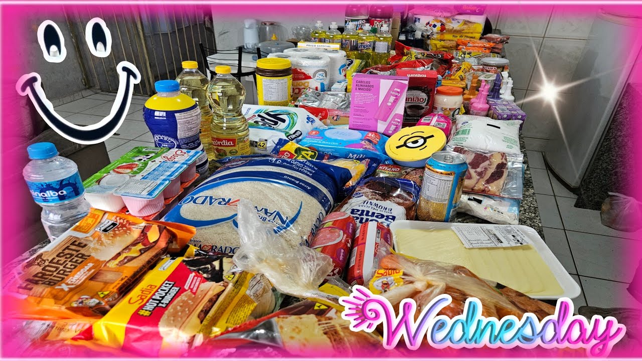 COMPRAS DO MÊS 🥰 OLHA O QUANTO DEU 😱