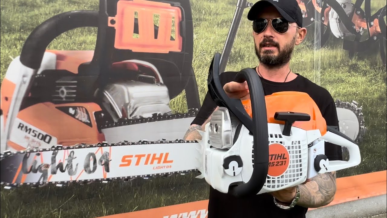 Prezentare Stihl Ms 231 la magazinul Conti din Zalau.( Stihl Ms 231 at my local Stihl dealer.)