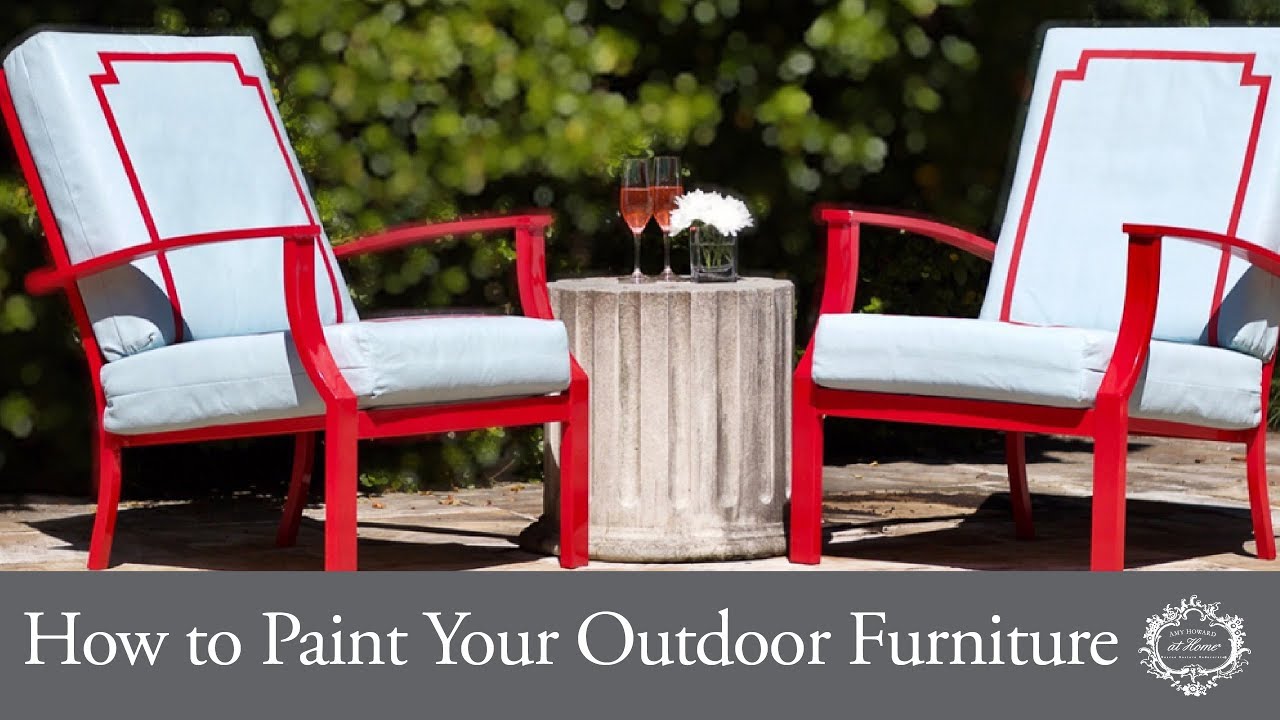 How to Paint Your Outdoor Furniture