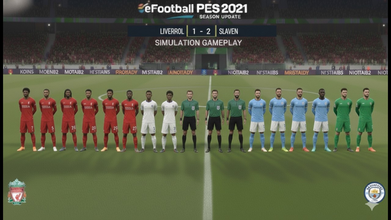 🔴LIVE: Liverpool vs Manchester City – Full PES 2021 Match Live Stream ⚽🔥 | ​​