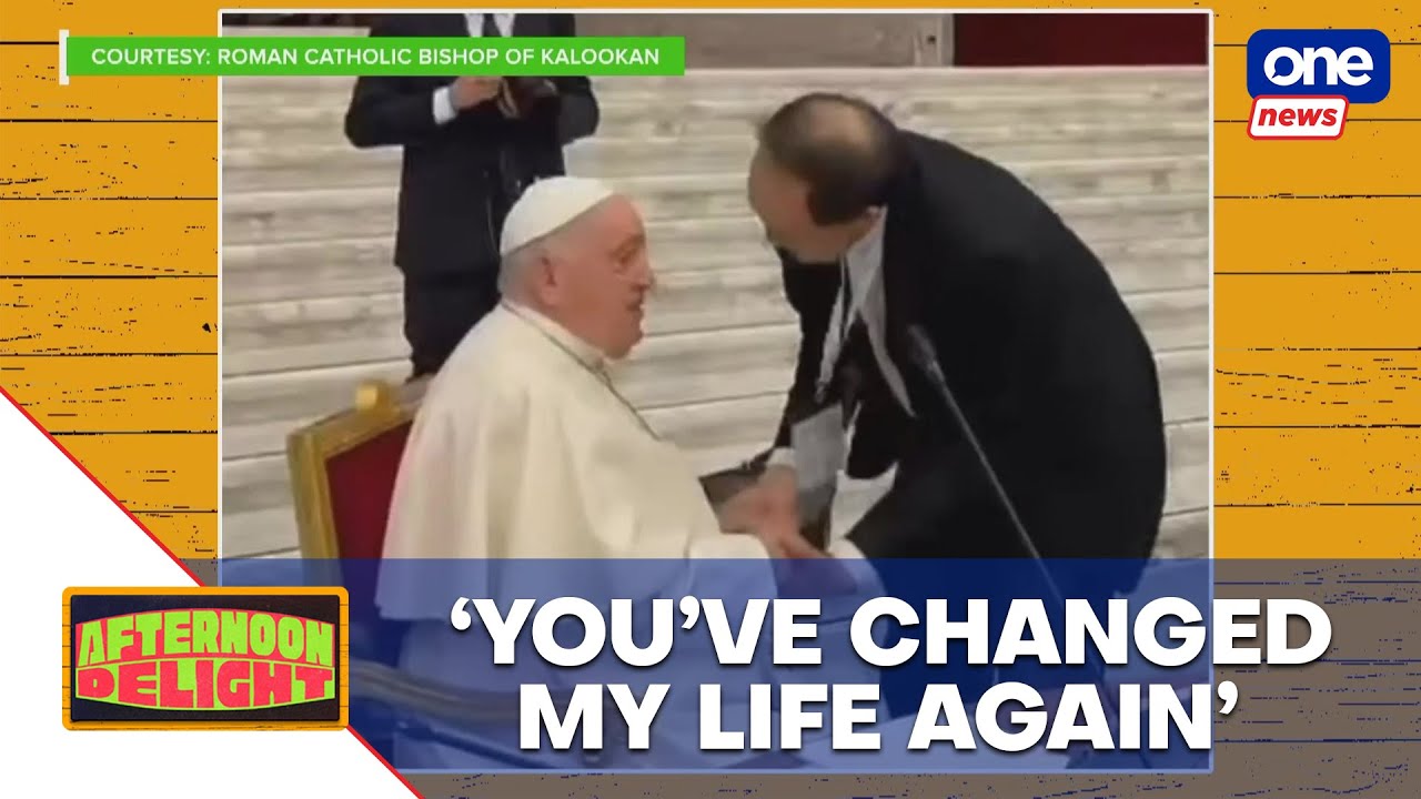 Afternoon Delight | Cardinal-designate David meets Pope Francis