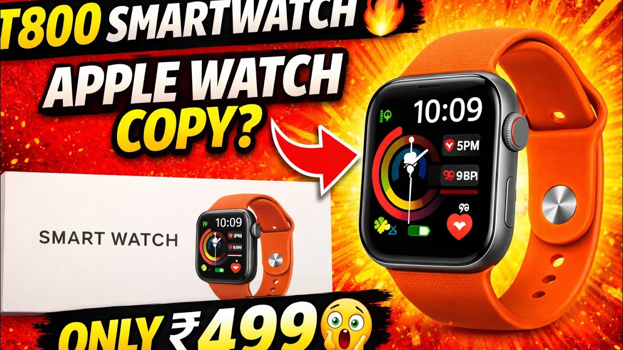February 27, 2026 T800 Series Smartwatch Unboxing in Hindi | Budget Smartwatch 2026