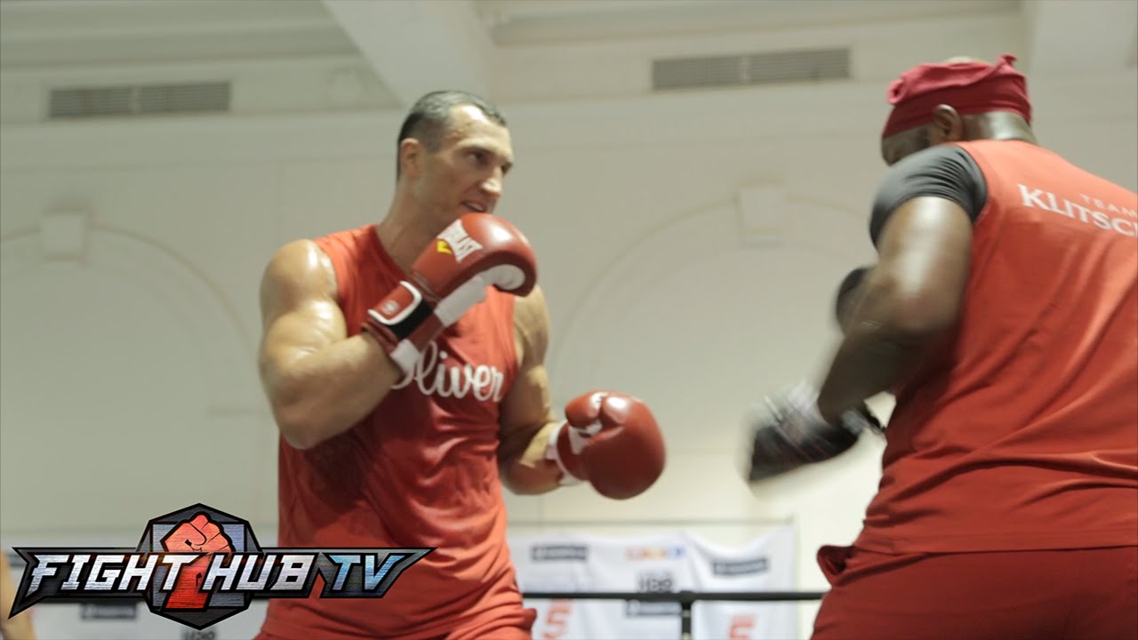 Wladimir Klitschko vs. Bryant Jennings full video- Klitschko complete media workout