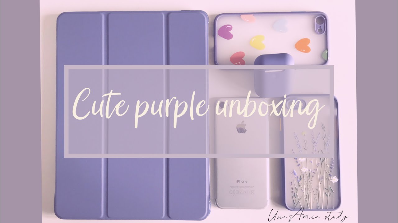 [Unboxing] New purple accessories for my IPad  I AliExpress